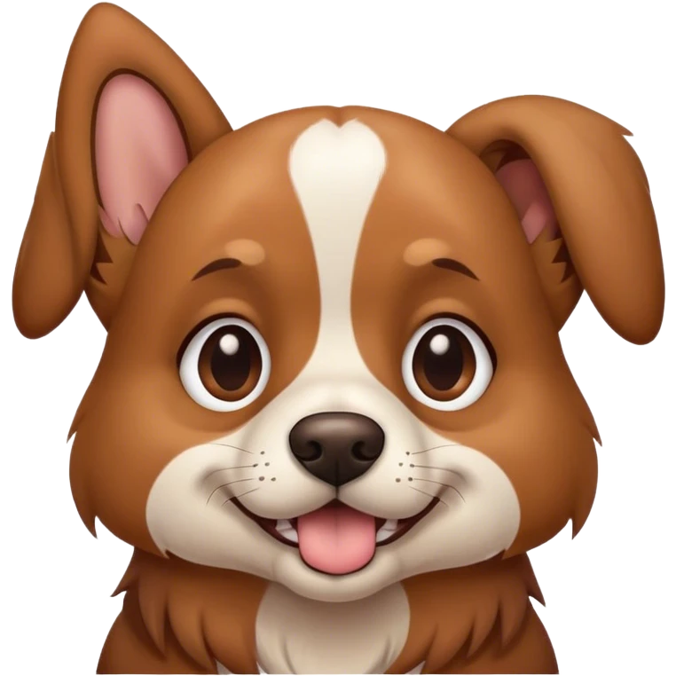 Dog flipping you off emoji