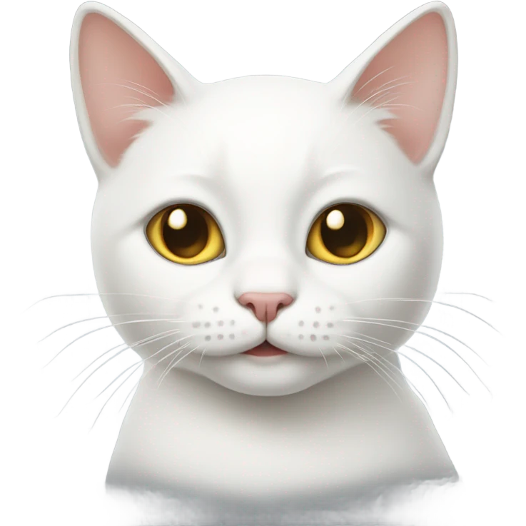 White cat emoji