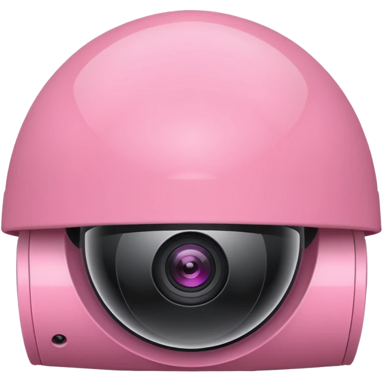 Security Camera pink  emoji