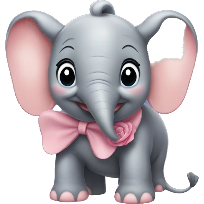 Dumbo con la rosa emoji