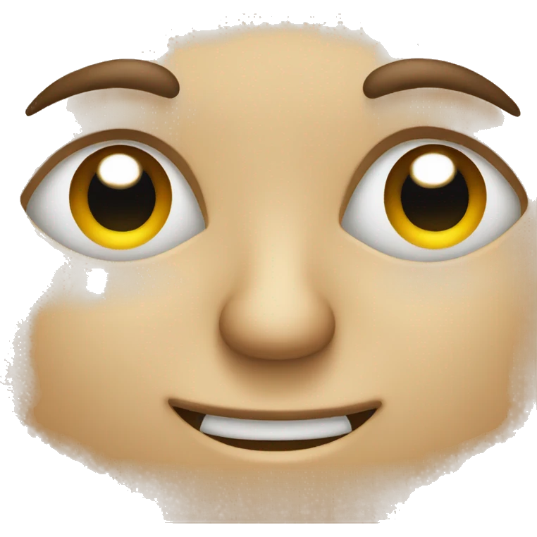 Face with eye roll and smile emoji