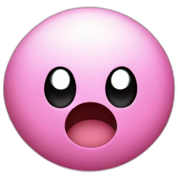 Galaxy in Kirby pink emoji