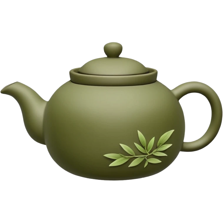 sencha. Kyusu, gong fu, 横手急須 emoji