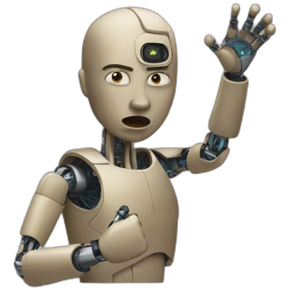 Ai beating humanity emoji