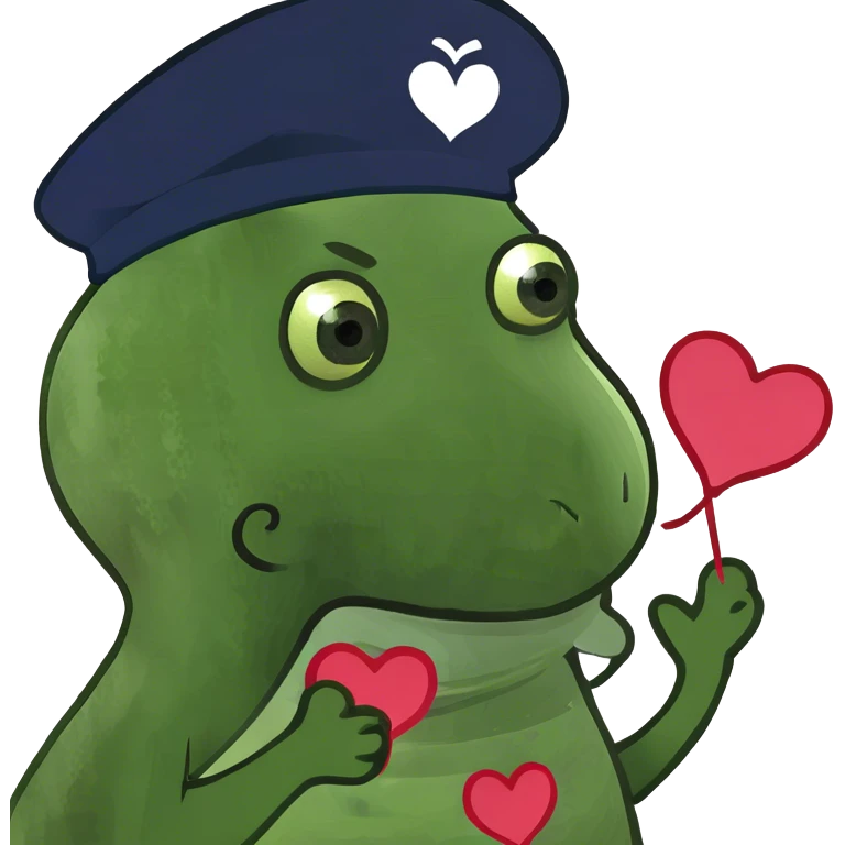 Octopus with hearts  emoji
