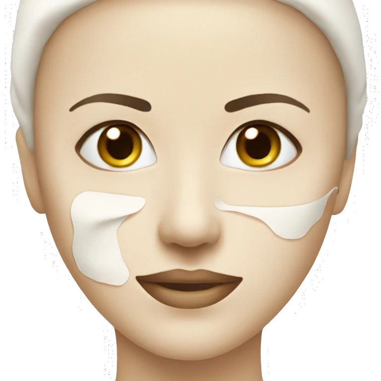 skin care face mask emoji