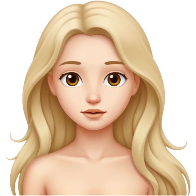 Голая девушка emoji