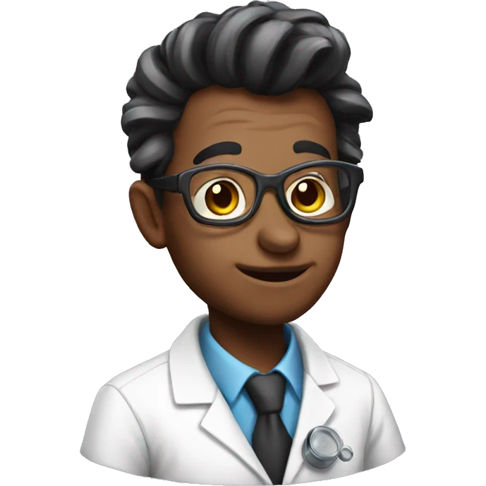 scientist skunk emoji