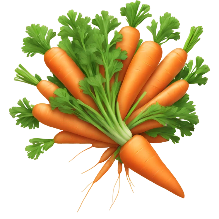 Carrot bunch emoji