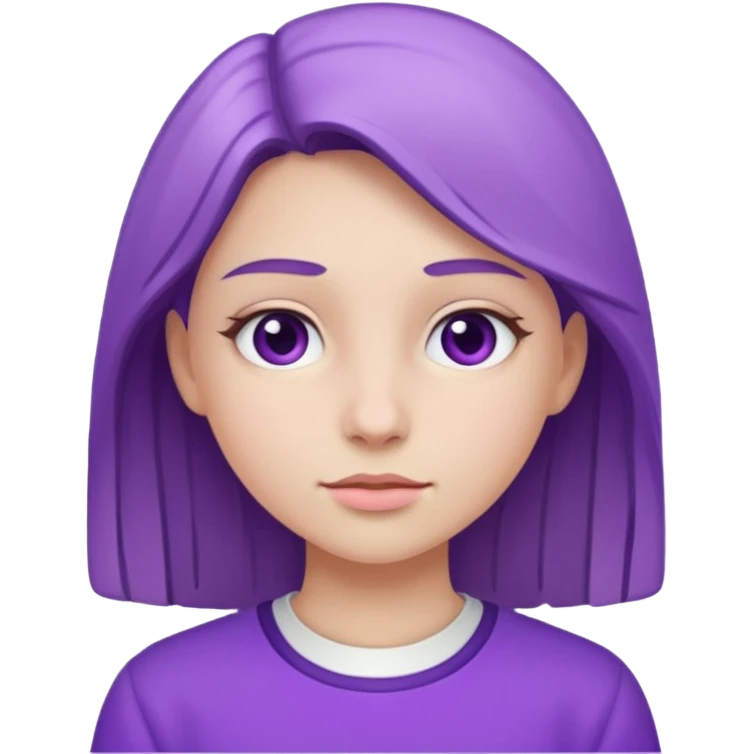 -18 branco e roxo emoji