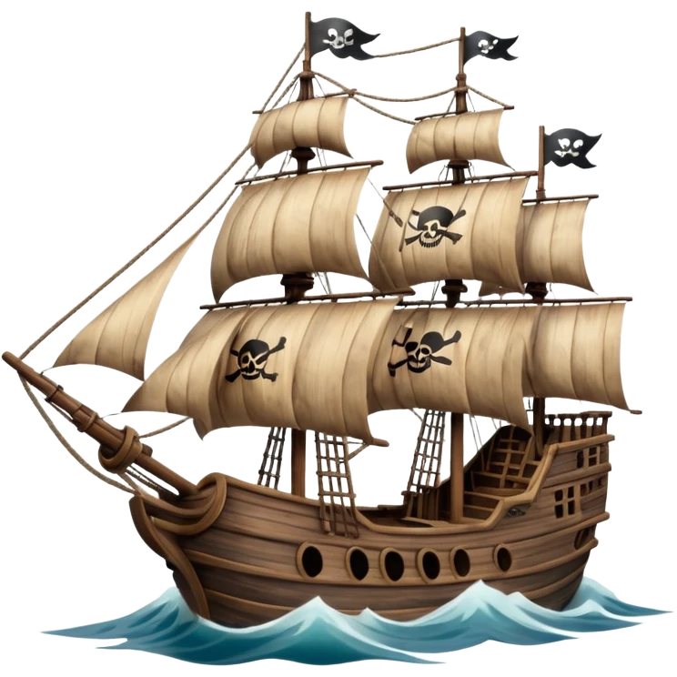pirate ship emoji