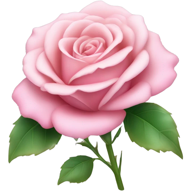 Pink rose  emoji