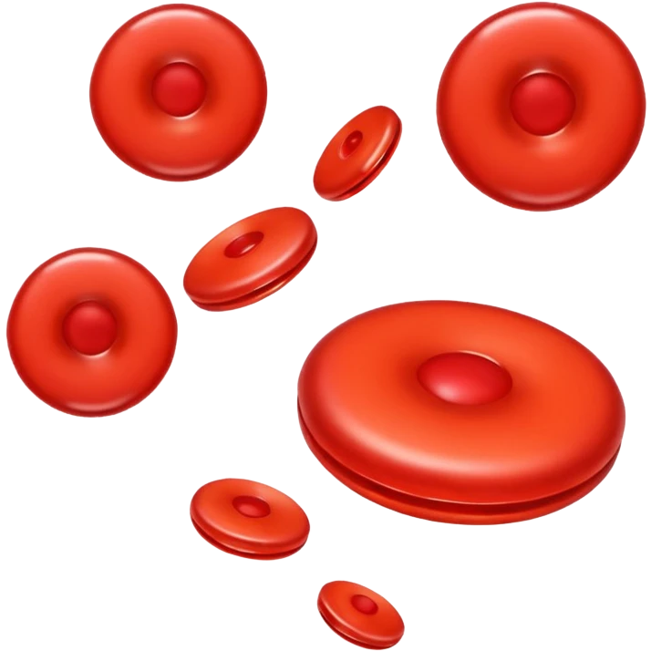 Red blood cells emoji