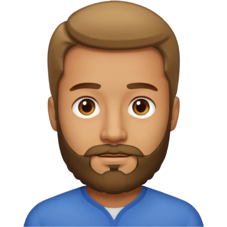 a man with sideburns beard emoji