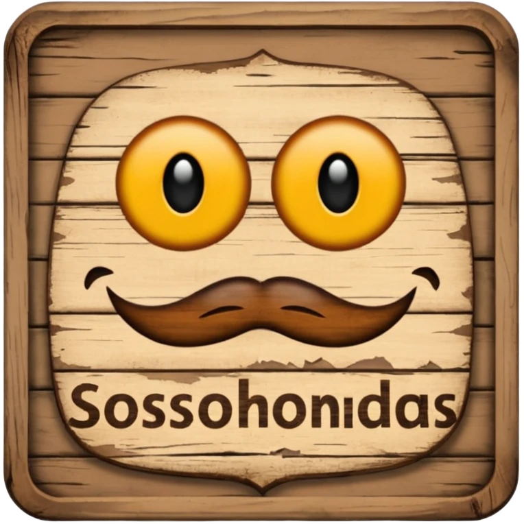 make a sign with "SOSHOLONDAS" emoji