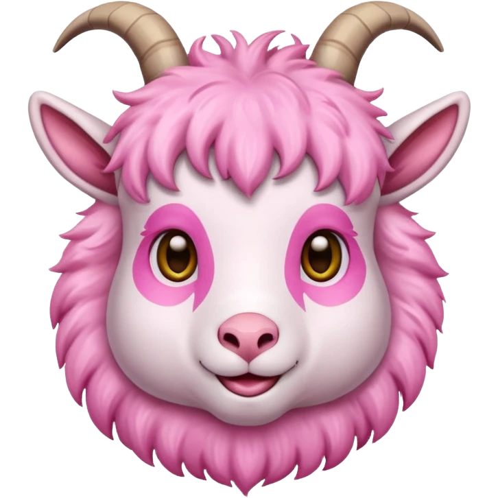 goat pink emoji