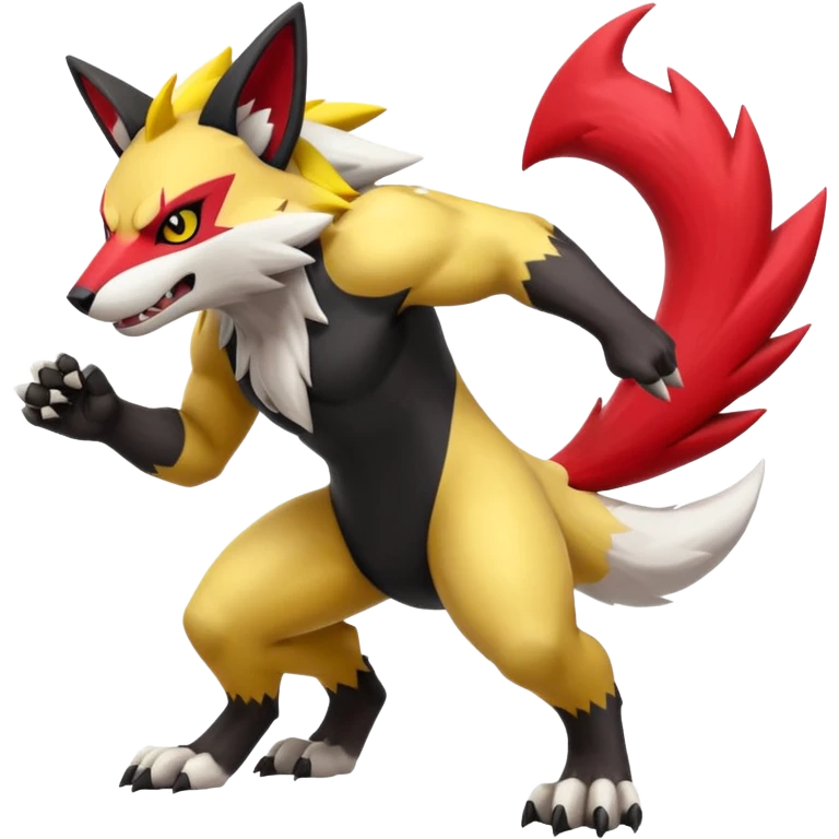 Zeraora-Zangoose-Obstagoon-fusion emoji