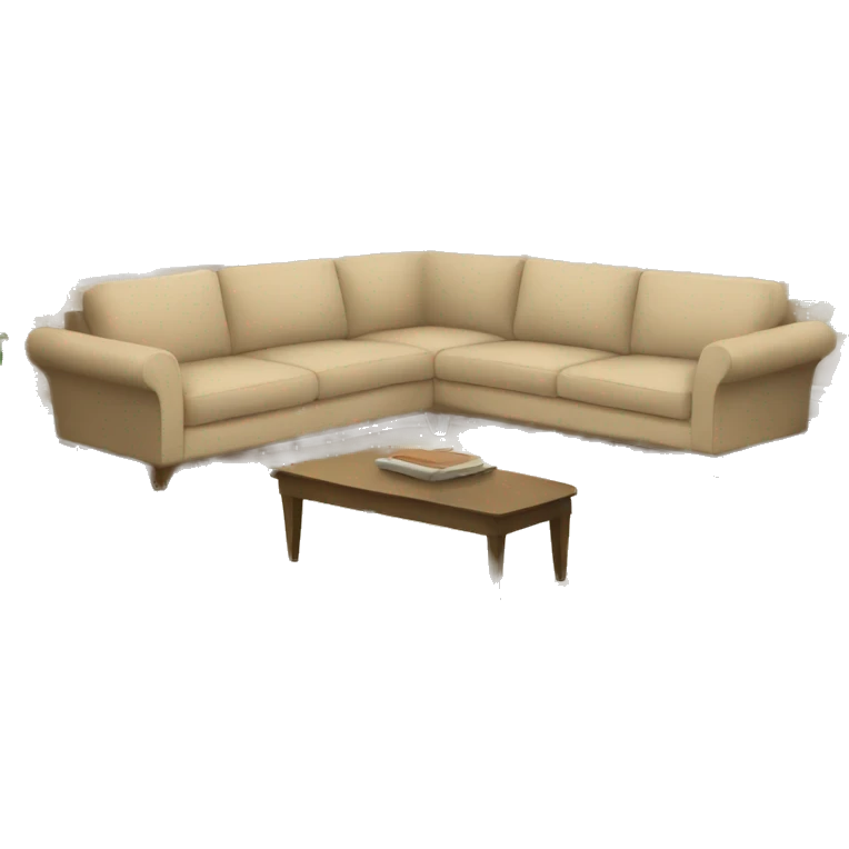 Large beige living room emoji