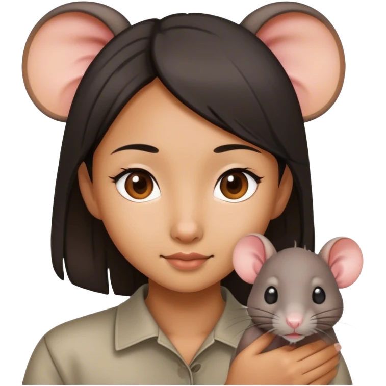 rat asian girl emoji