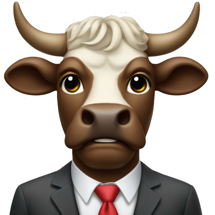 bull with pi emoji
