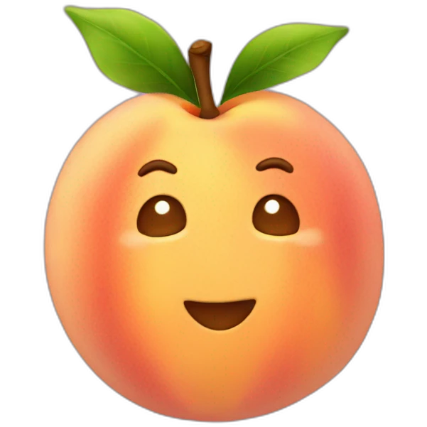 peach stars emoji