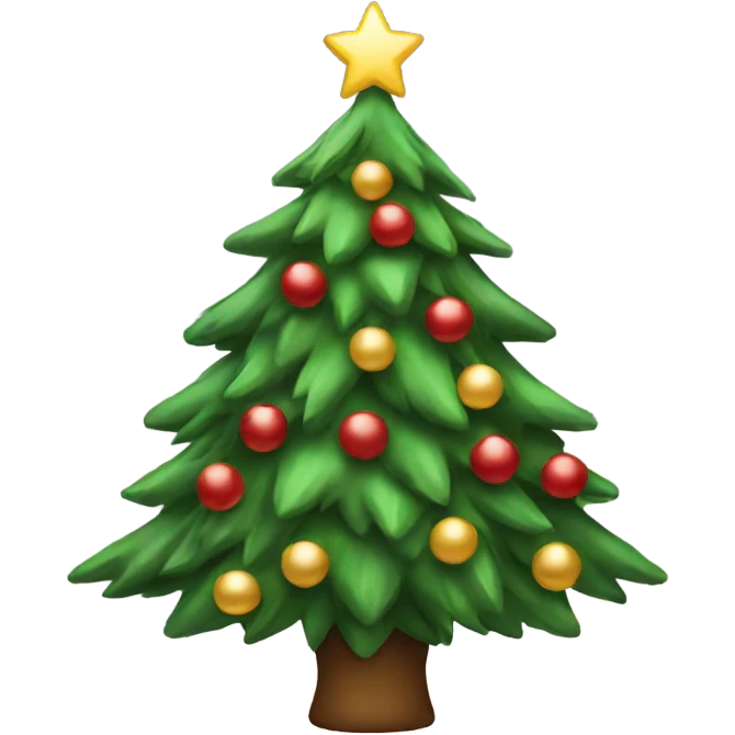 Christmas tree emoji