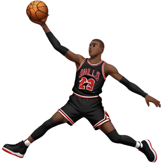 Air Jordan logo solid black minimalistic emoji