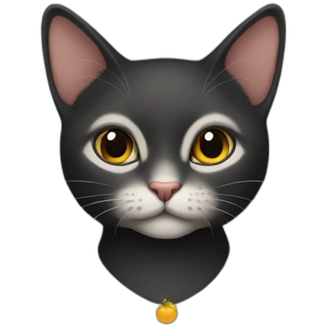 Gato negro emoji