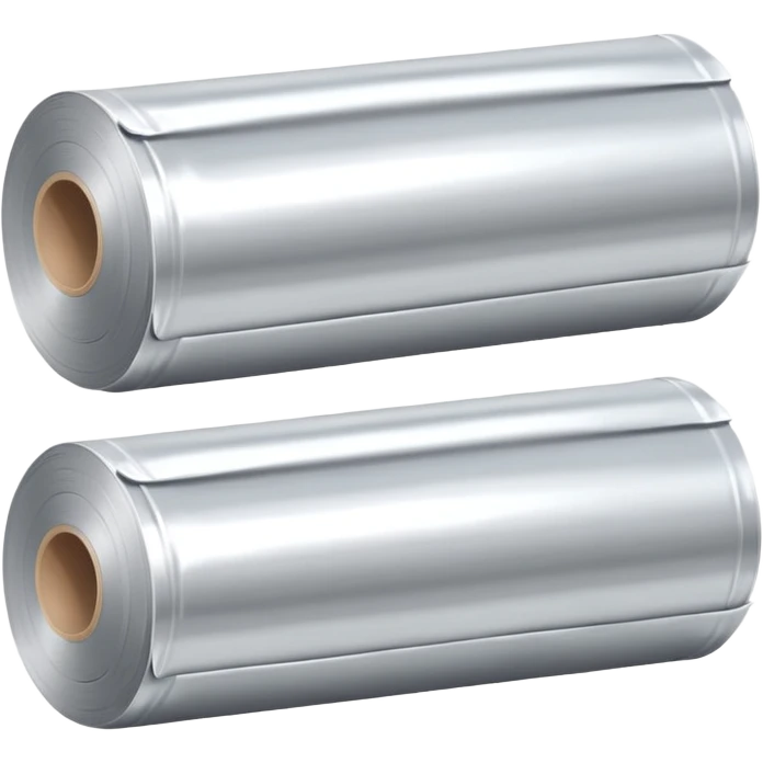  3 silver foil roll pack emoji
