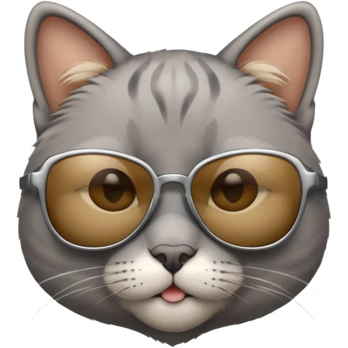 Cat wearing sunglasses emoji