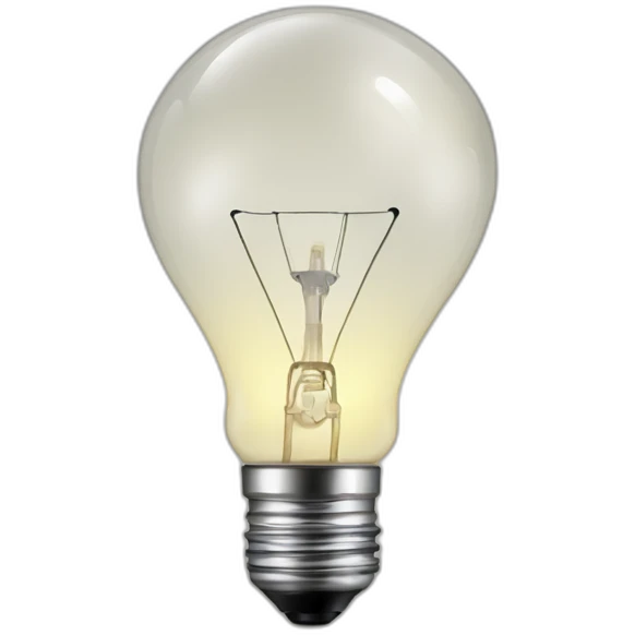 light bulb on emoji