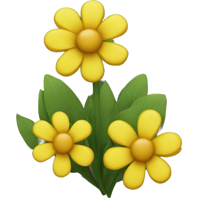 Yellow flowers emoji