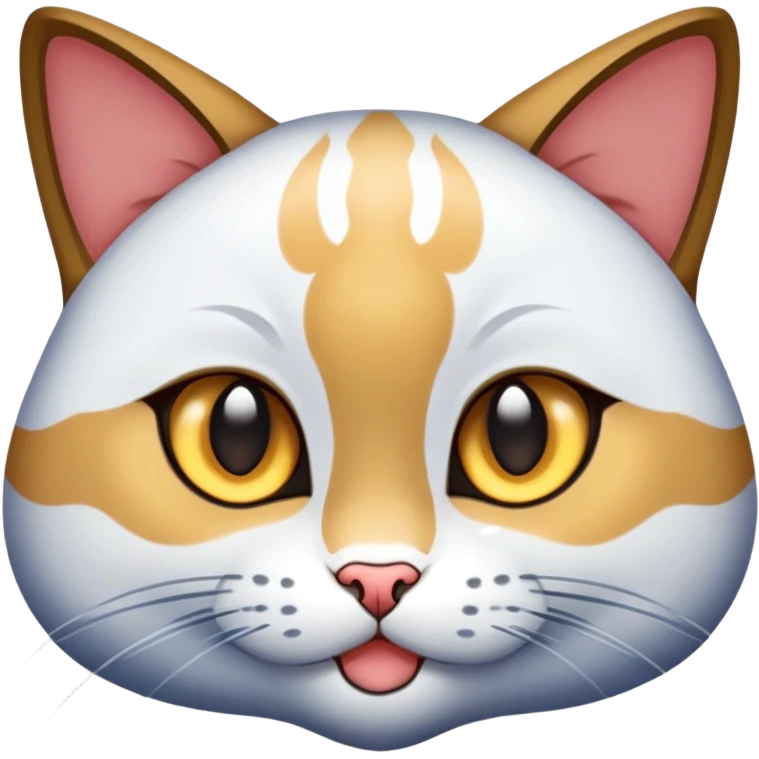 一只暹罗猫在旁边 emoji