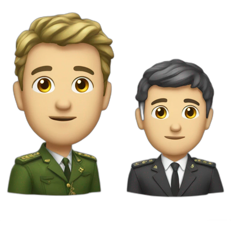 Zelenski with Budanov emoji