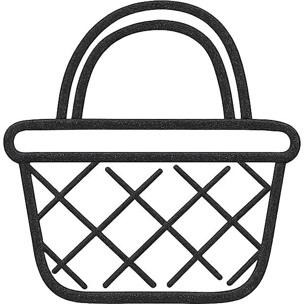 A turquoise basket emoji