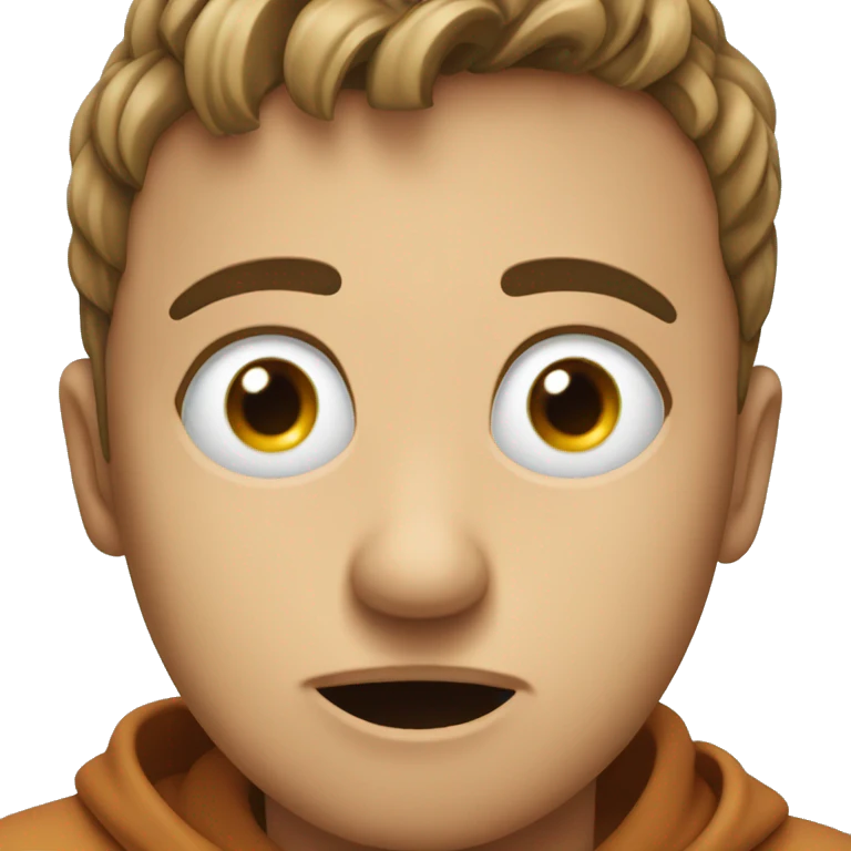 Eyes squinched in confusion emoji