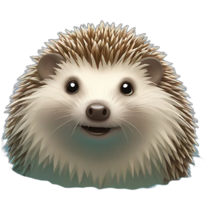 Hedgehog in a pool emoji
