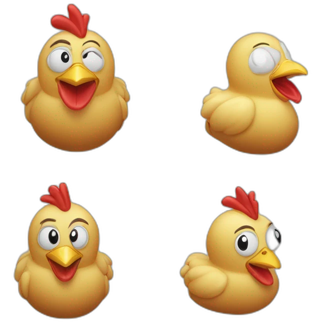 Un gros en surpoids qui man du poulet emoji