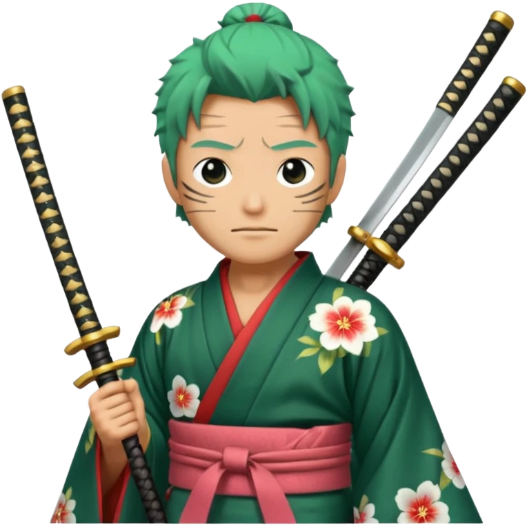 one piece zoro in land of wano emoji