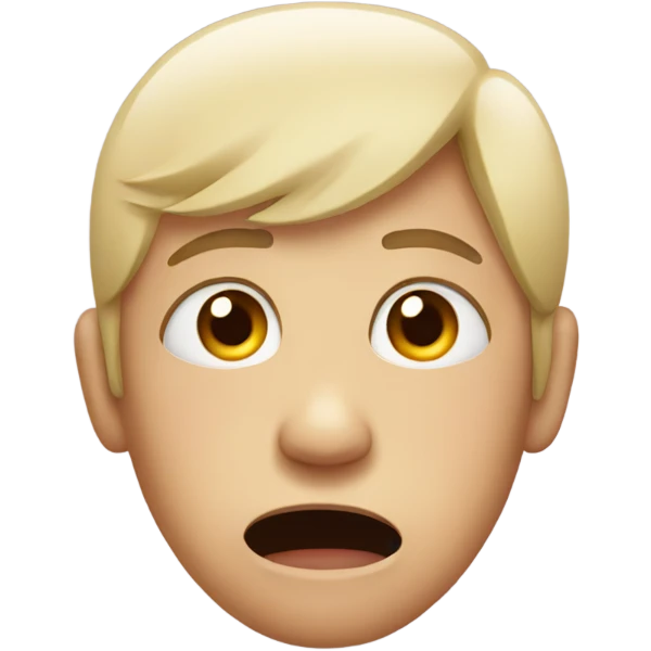 Crying inside  emoji