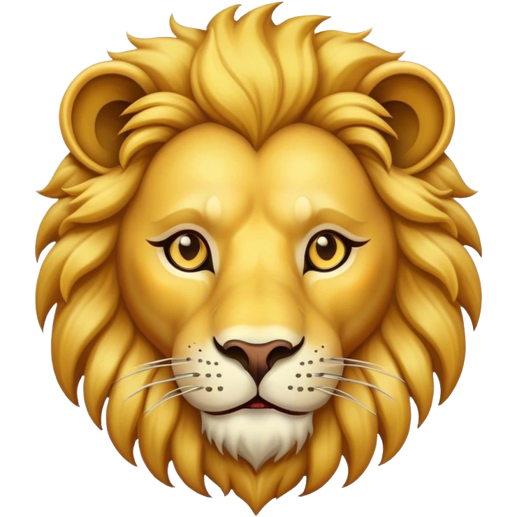 Vintage circus lion emoji