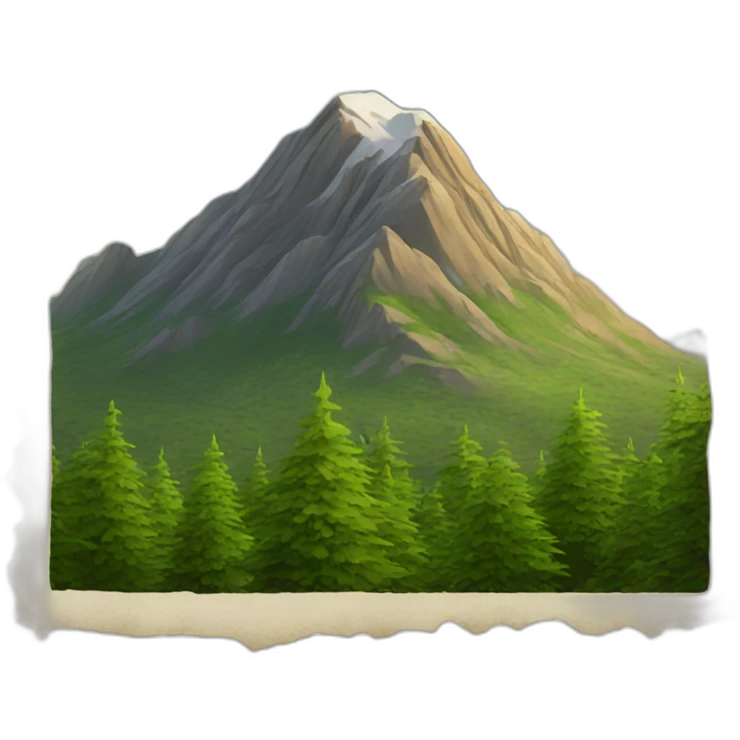 Mountain emoji