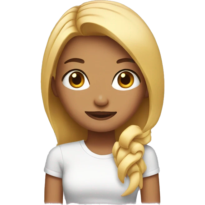 Girl with nails emoji