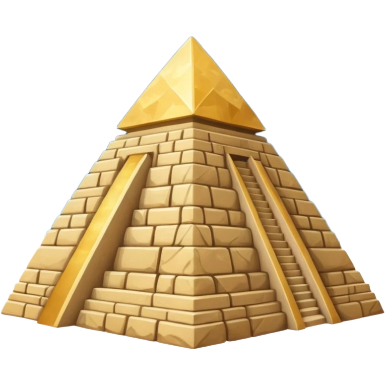 beautiful pyramid starry baroque emoji