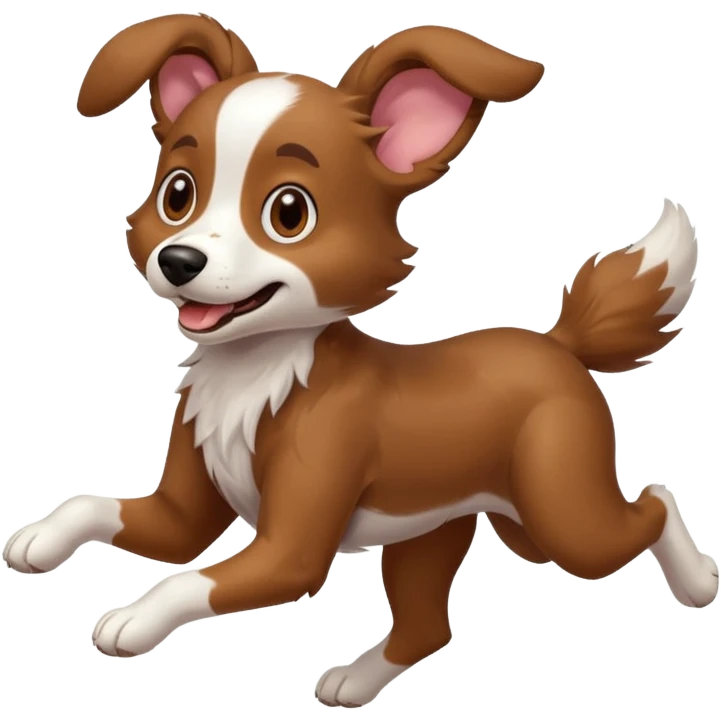 crazy dog running around everywhere emoji