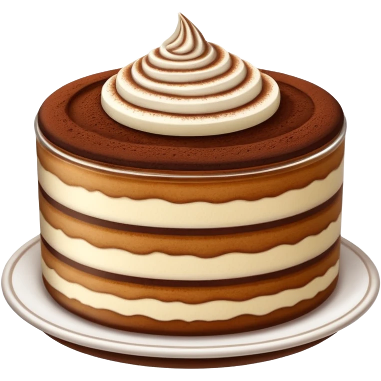 realistic tiramisu emoji