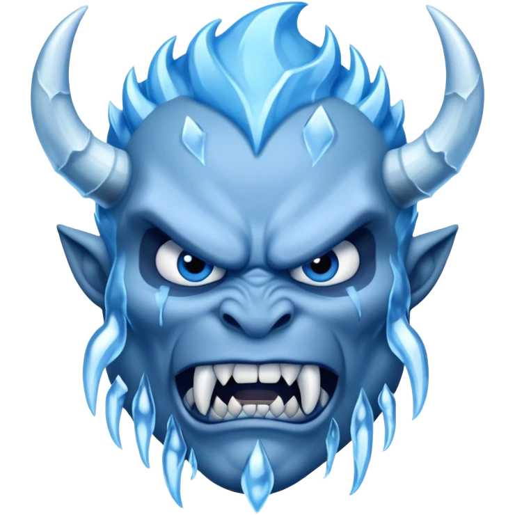The demon in the Ice emoji
