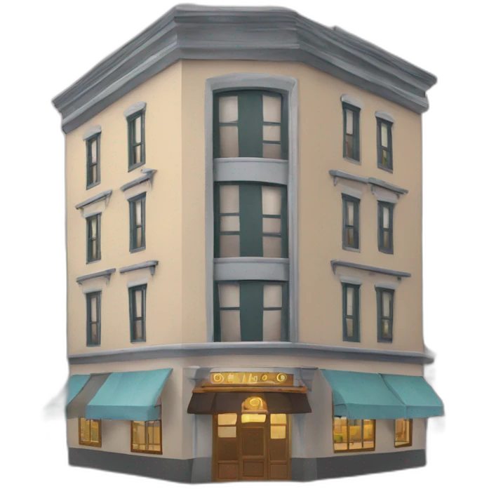 restaurante edificio emoji