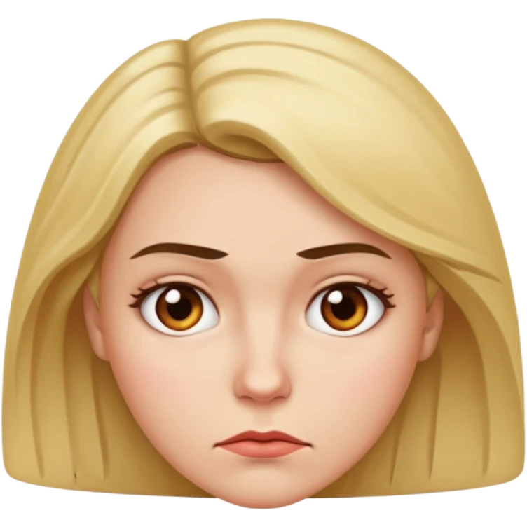 Mulher desconfiada emoji