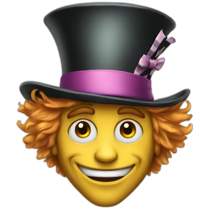mad hatter emoji